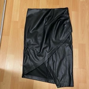 Pleather skirt